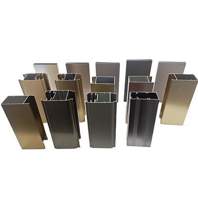 Aleación T3-T8 Temperatura 6063 6061 perfil de extrusión de aluminio para ventanas