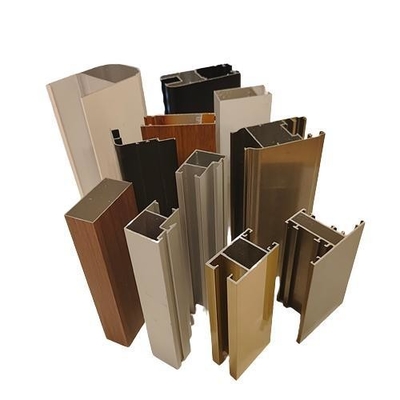 Aleación T3-T8 Temperatura 6063 6061 perfil de extrusión de aluminio para ventanas