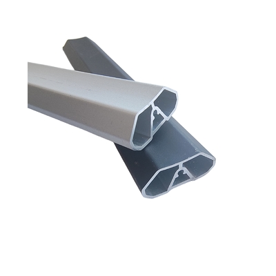 6063-T5 Aluminio de mejor grado de la serie 6000 Anodizing Profiles de plata para ventanas