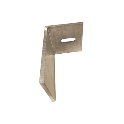 EN-AW6063 Aluminio de grado de ángulo personalizado para soportes de fijación simples y dobles