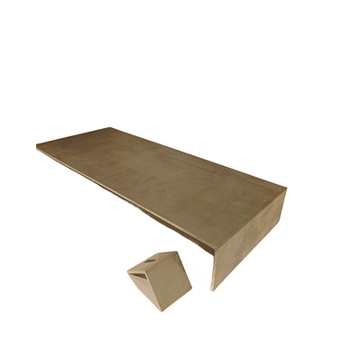 EN-AW6063 Aluminio de grado de ángulo personalizado para soportes de fijación simples y dobles