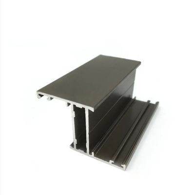 Mercado de Sudáfrica Revestimiento en polvo de perfil de aluminio de bronce para ventanas y puertas