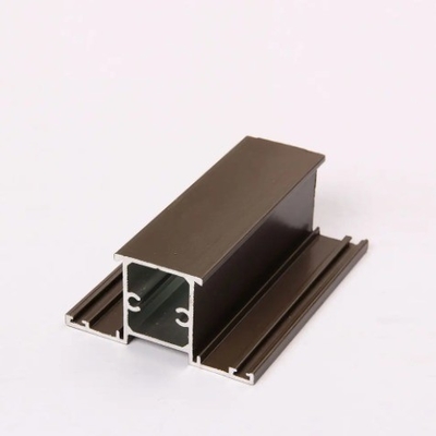 6063 Perfil de aluminio de acabado de molino para marco de puerta de aluminio personalizado en color personalizado