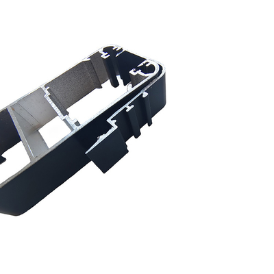 Perfiles de aluminio recubiertos en polvo para Bolivia Ventanas y puertas en anodizado negro