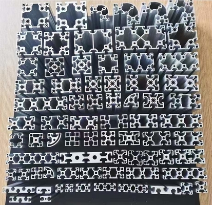 6063-T5 Grado de material Perfil de aluminio extrudido de la serie 6000 para el marco del banco de trabajo
