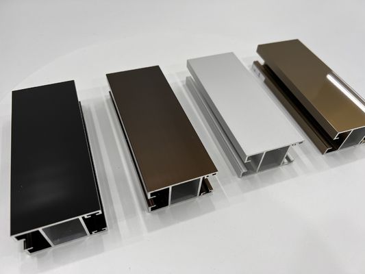 Profiles de ventanas corredizas de aluminio anodizado personalizados Extrusión Estándar GB5237.1-2008