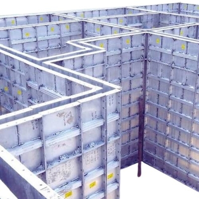 SHENGXIN 6063-T5 Marco de aluminio Estampa de losas de aluminio para el molde de hormigón del patio