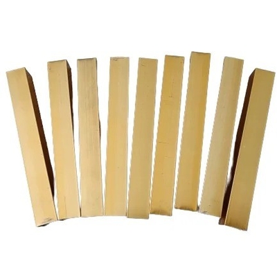 Colores personalizados Perfil de aluminio dorado para decoración en marco de aluminio 6063-T5
