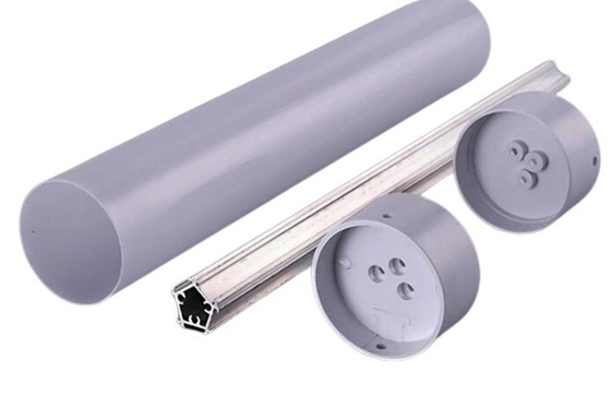 Canal de aluminio anodizado para tiras de iluminación de barras de techo personalizadas en paredes de yeso