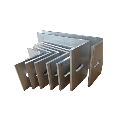 Perfil de ángulo L de aluminio personalizado para soportes de puertas en la industria de la construcción