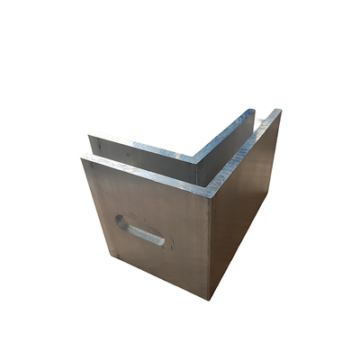 Perfil de ángulo L de aluminio personalizado para soportes de puertas en la industria de la construcción