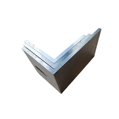 Perfil de ángulo L de aluminio personalizado para soportes de puertas en la industria de la construcción