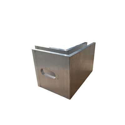Profiles de extrusión de aluminio anodizado L Esquina de ángulo de aluminio con aleación de la serie 6000