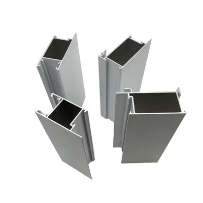 Perfil de aluminio para ventanas corredizas cumple con el estándar GB y acabado de molino desde arriba