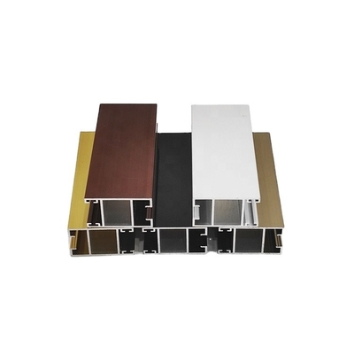 Colores personalizados Profil de aluminio anodizado de arena para puertas correderas de América del Sur