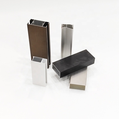 Colores personalizados Profil de aluminio anodizado de arena para puertas correderas de América del Sur