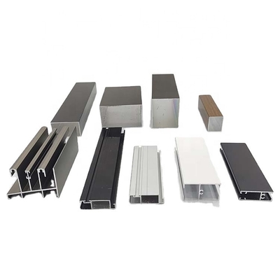 Colores personalizados Profil de aluminio anodizado de arena para puertas correderas de América del Sur