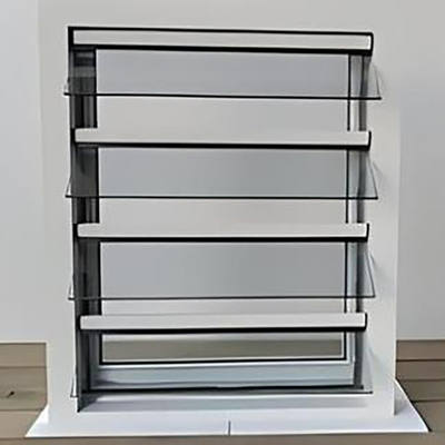 Suministro directo de aluminio aislado de vidrio ventanas para el cliente