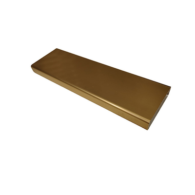 Anodizado Finish Custom 6061 6082 6063 Perfil de aluminio extrudido dorado para ventanas