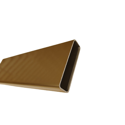 Anodizado Finish Custom 6061 6082 6063 Perfil de aluminio extrudido dorado para ventanas