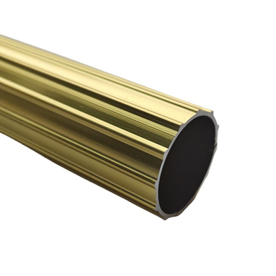 Tratamiento de superficie a medida 6063 T5 Aluminio perfiles extrudidos tubo redondo de varios tipos