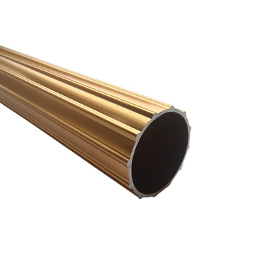Tratamiento de superficie a medida 6063 T5 Aluminio perfiles extrudidos tubo redondo de varios tipos