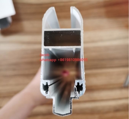 6063 Perfiles de aluminio revestidos en polvo de antracita para ventanas y puertas de Madagascar