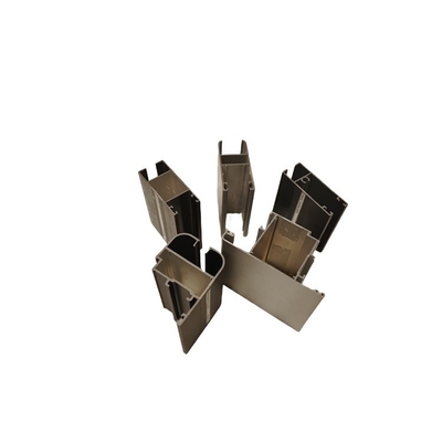 6063 6061 Perfiles de aleación de aluminio para ventanas y puertas de corte térmico en el mercado dominicano