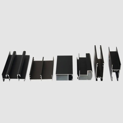 Profiles de extrusión de aluminio para ventanas y puertas de casilla de material de aleación de forma cuadrada