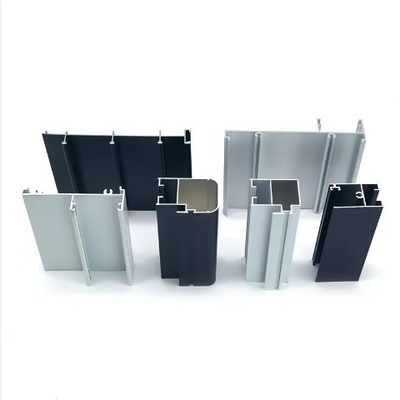 Profiles de extrusión de aluminio para ventanas y puertas de casilla de material de aleación de forma cuadrada