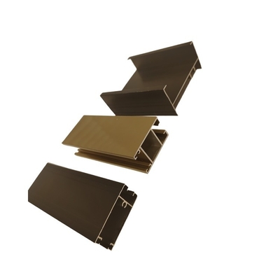 Profiles de extrusión de aluminio para ventanas y puertas de casilla de material de aleación de forma cuadrada