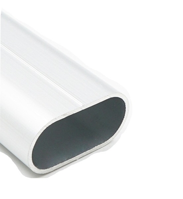 5.8-6.0M longitud Shengxin aleación de aluminio oval satinado gabinete anodizante armario engrosado ropa colgante bastón