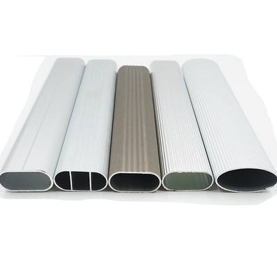 5.8-6.0M longitud Shengxin aleación de aluminio oval satinado gabinete anodizante armario engrosado ropa colgante bastón