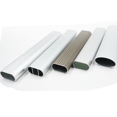 5.8-6.0M longitud Shengxin aleación de aluminio oval satinado gabinete anodizante armario engrosado ropa colgante bastón