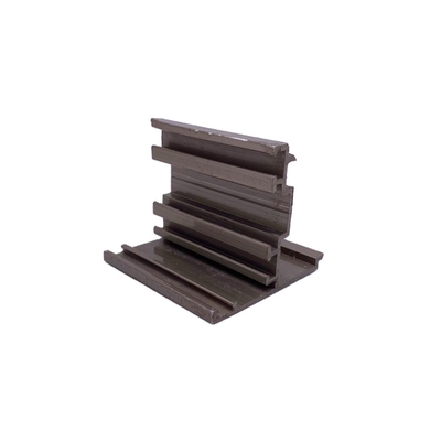 Perfil de refrigeración extrudado de aluminio personalizado para ventanas y puertas corredizas en Foshan