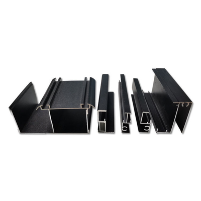 6063 Perfil de aleación para ventanas y puertas T3-T8 Perfil de extrusión de marco de aluminio a temperatura