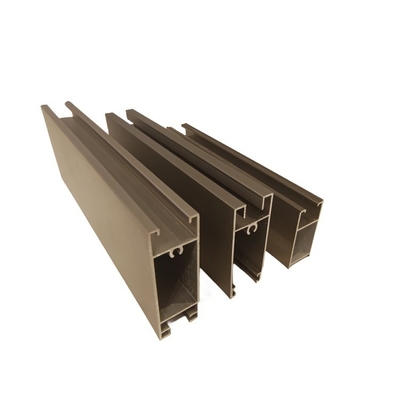 6063 Perfil de aleación para ventanas y puertas T3-T8 Perfil de extrusión de marco de aluminio a temperatura