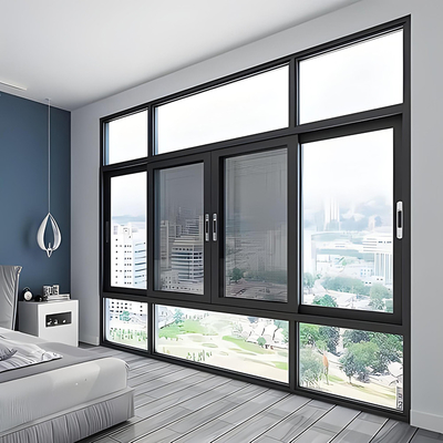 Profile de aluminio certificado ISO9001/ISO14001/ISO18001 para ventanas corredizas de doble cristal