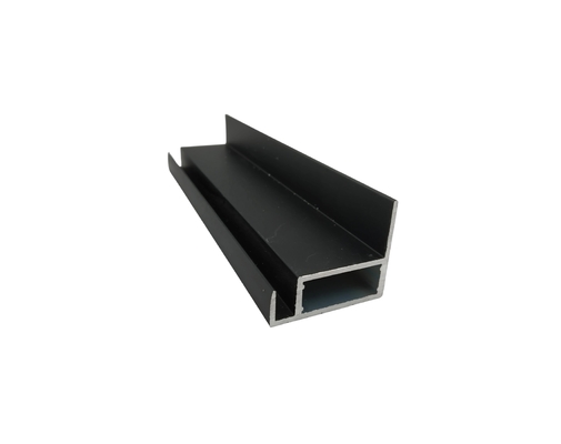 Ventanas plegables de aluminio negro personalizadas con perfiles de aluminio y aluminio extrudidos T3-T8