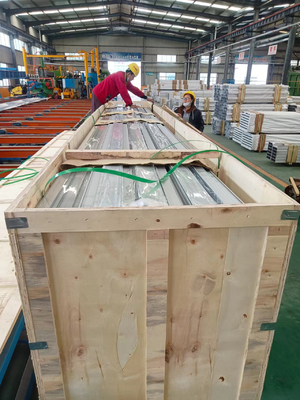 Fabricación de vías industriales de aluminio espesor 0,8 mm-2,0 mm y opciones personalizadas