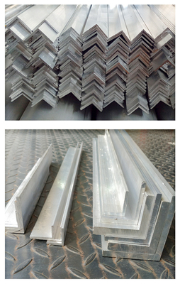 Profiles de sección angular de aluminio para fijación de soportes de la serie 6000 longitud 5.8-6.0M