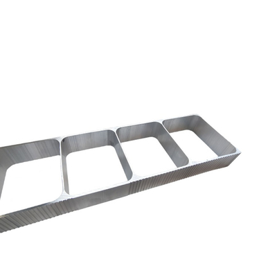 Profile de extrusión de aluminio de gran tamaño 6061 6063 de pared delgada de aleación cuadrada