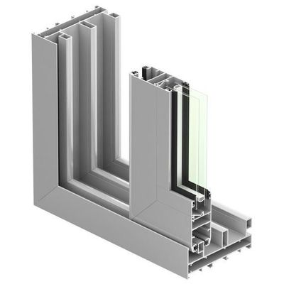 Perfil de ventana de extrusión con perfil de aluminio anodizado competitivo y de arena
