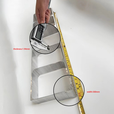 T3-T8 Temper Profile de aluminio de gran tamaño para el servicio de procesamiento de perforación y menor costo