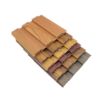 5.8-6.0M longitud perfiles de aluminio de gran pared para placas decorativas de grano de madera