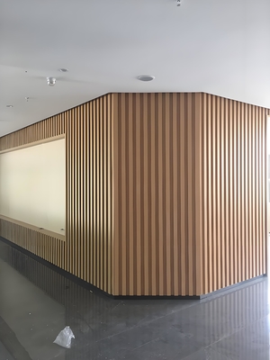 Petición del cliente Profiles decorativos para paredes de fondo de aluminio con grano de madera