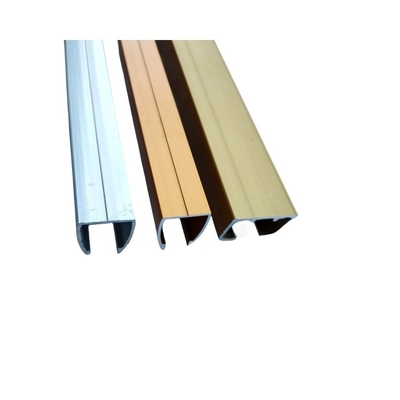 Manijas de aluminio personalizadas para puertas de armarios y gabinetes ISO9001-2008 Certificado
