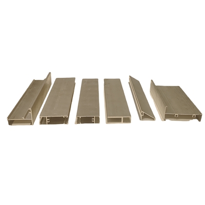 Profiles de aluminio extrudidos a medida para tubos cuadrados y marcos de puertas
