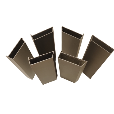 Servicio de procesamiento de desenrollamiento de perfiles de aluminio extrudido a medida con superficie anodizada