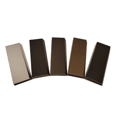 Servicio de procesamiento de desenrollamiento de perfiles de aluminio extrudido a medida con superficie anodizada